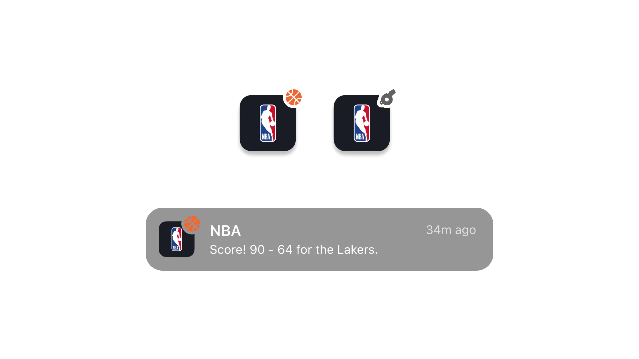 NBA notifications