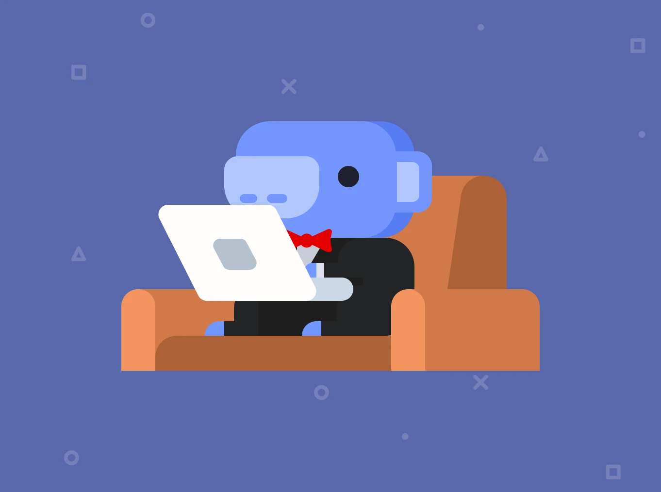 Business-person Wumpus mascot