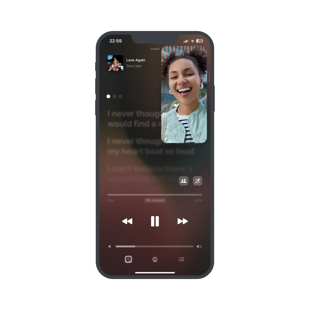 FaceTime karaoke invitation