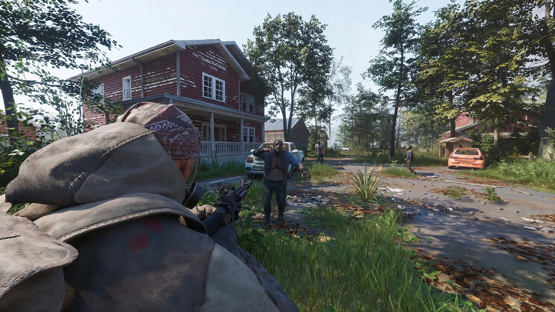 Ardem gameplay in a wooded neighbourhood