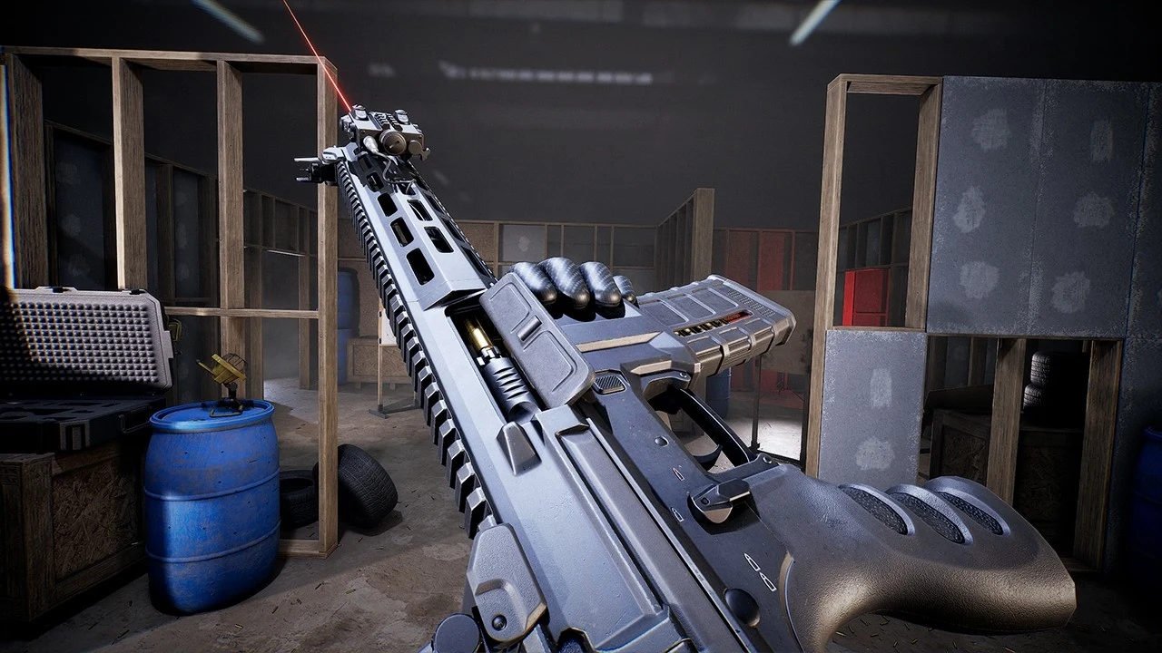 Realistic Assault Rifle Pack interface in Unreal Engine