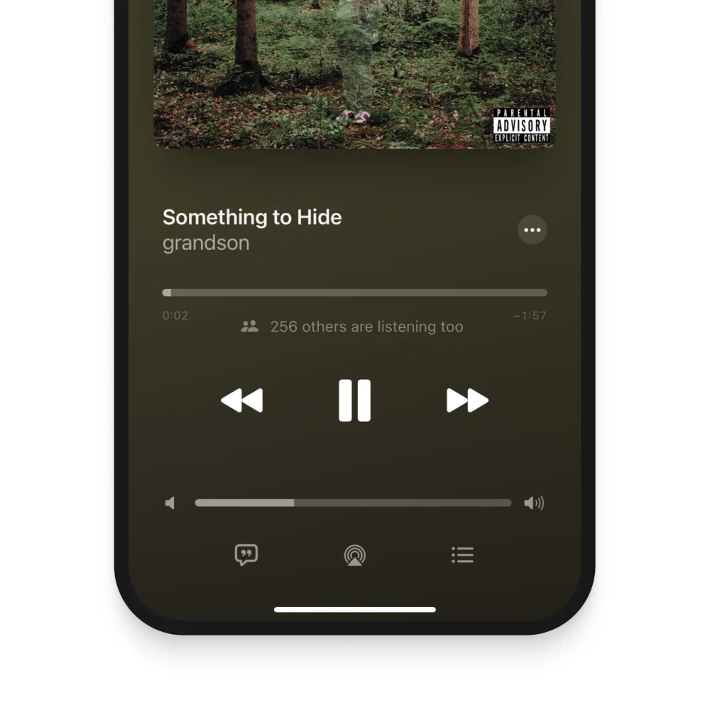 Apple Music - Others Listening Concept