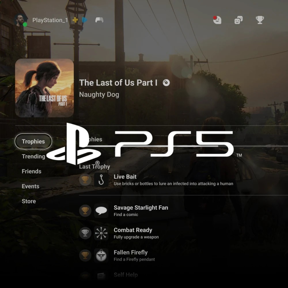 PS5 Home Screen Concept