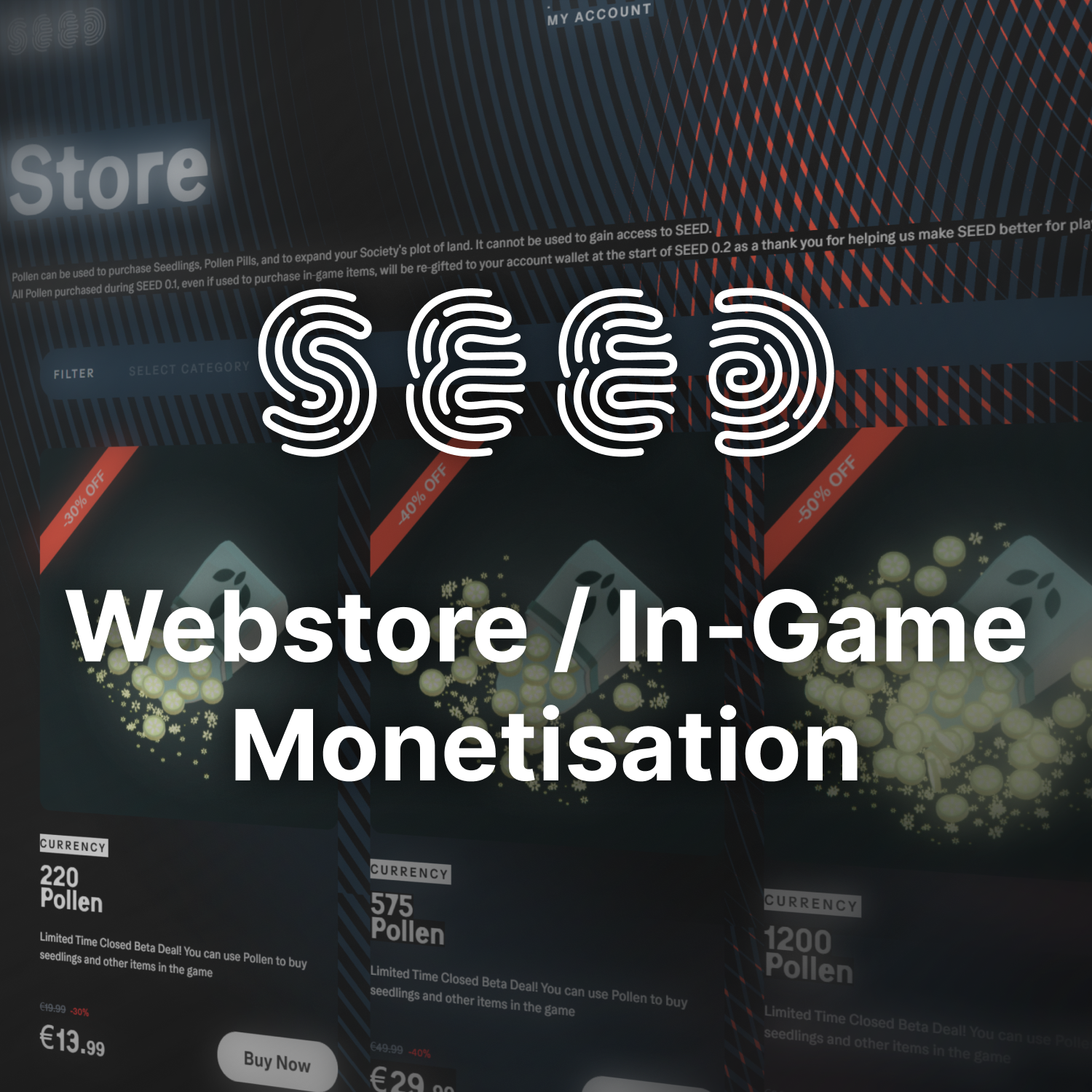 SEED – Webstore & In-Game Monetisation